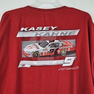 Kasey Kahne T Shirt Mens XXL Red Chase Authentics NASCAR #9 Logo Dodge Car